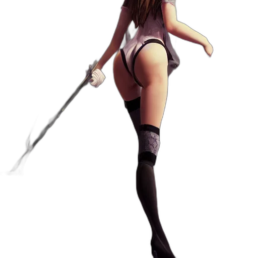 staff, sword, weapon, concept art, fantasy art, pixel art, 3d render, worksafe transparent PNG cut-out