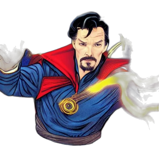staff, comic book art, fantasy art, concept art, cartoon, doctor, strange, doolittle transparent PNG cut-out