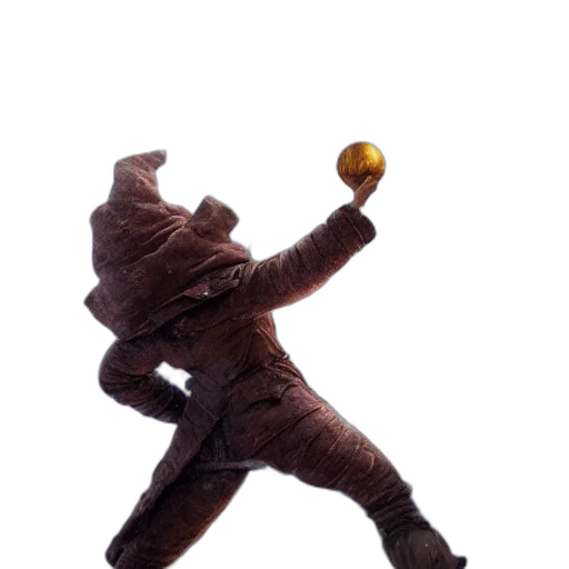staff, jacket, weapon, mask transparent PNG cut-out