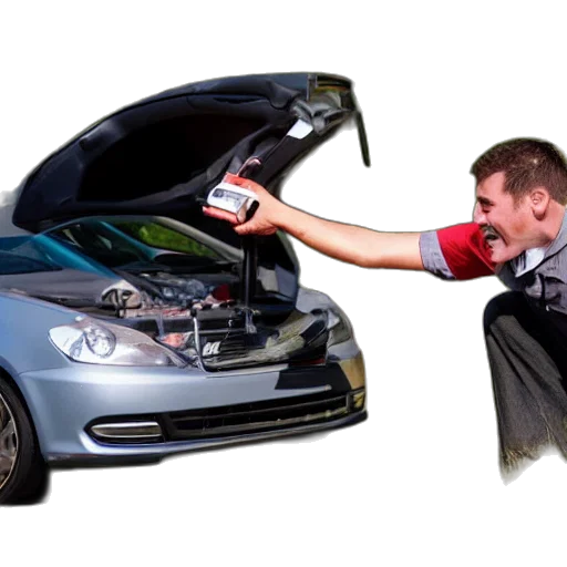 car, weapon, staff, photorealistic transparent PNG cut-out