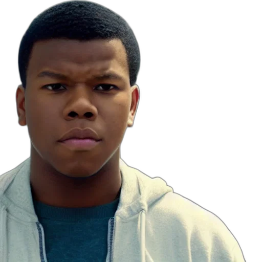 face, john, boyega, still transparent PNG cut-out