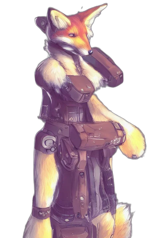 jacket, weapon, staff, robot transparent PNG cut-out