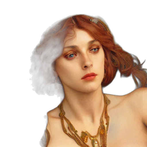 jewelry, crown, face, fantasy art transparent PNG cut-out
