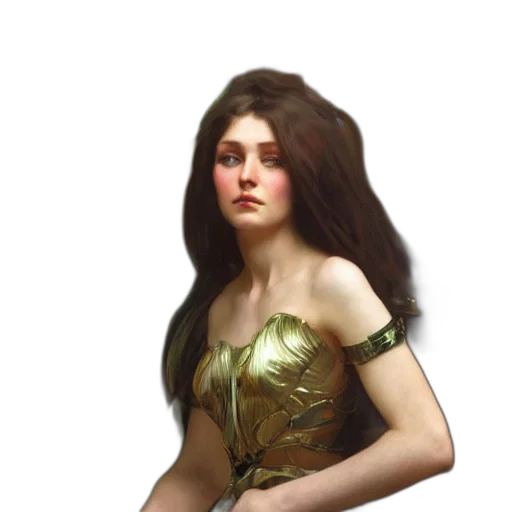 dress, hair, crown, face transparent PNG cut-out