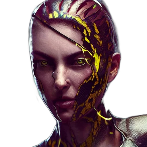 face, robot, mask, creature transparent PNG cut-out