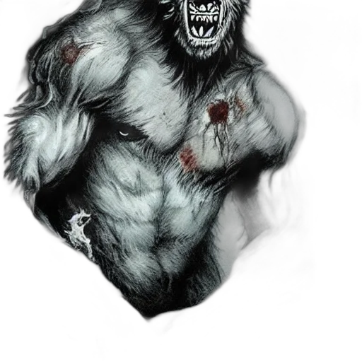 creature, animal, concept art, photorealistic transparent PNG cut-out