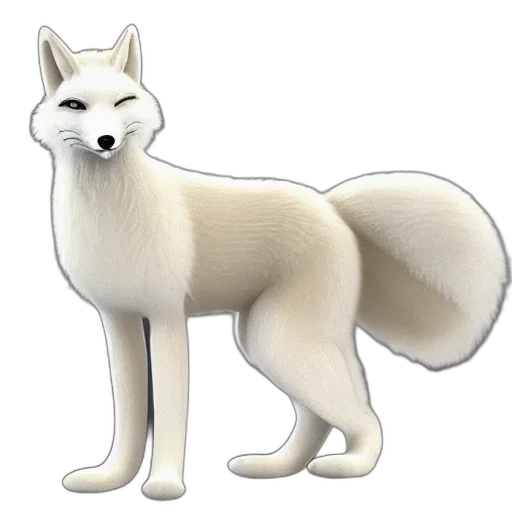 animal, staff, creature, concept art, 3d render, fantasy art, pixel art, monochrome transparent PNG cut-out