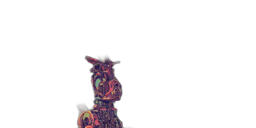 robot, bottle, dress, dragon transparent PNG cut-out