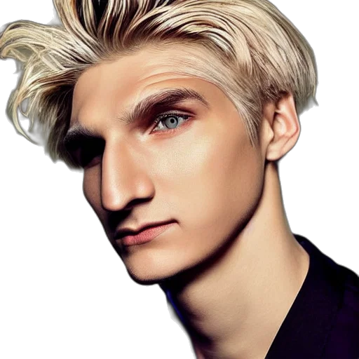 face, hair, mask, creature transparent PNG cut-out