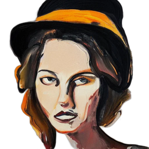 hat, face, mask, photorealistic transparent PNG cut-out