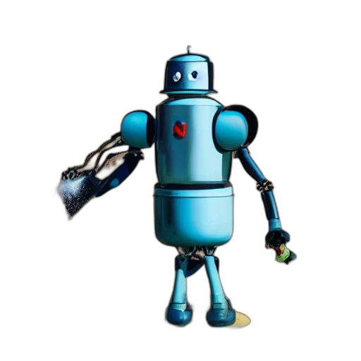 robot, staff, weapon, animal transparent PNG cut-out