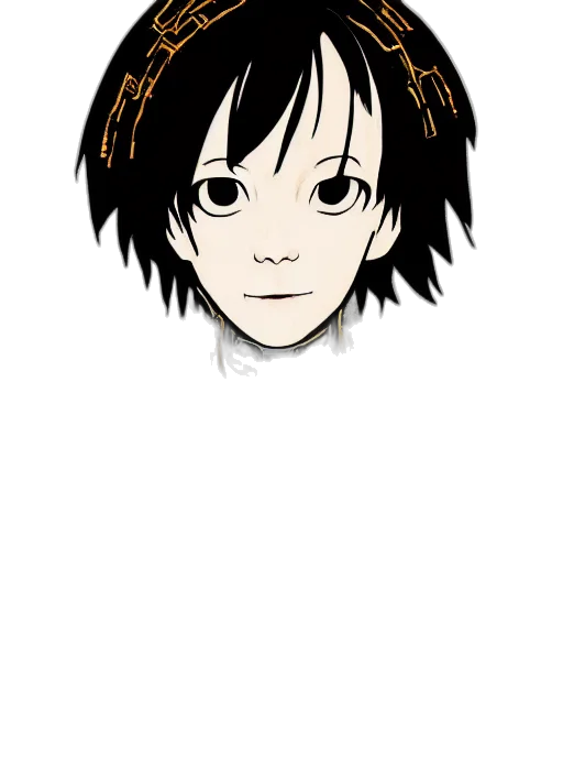 face, hair, mask, staff transparent PNG cut-out