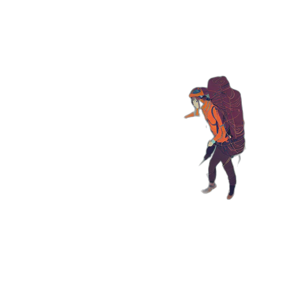 jacket, umbrella, creature, robot transparent PNG cut-out