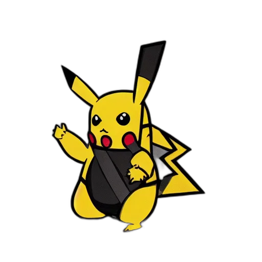 staff, animal, creature, pixel art transparent PNG cut-out