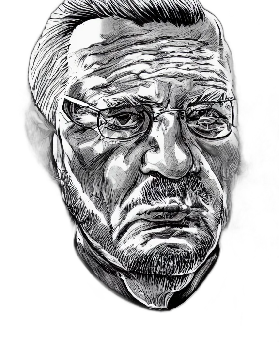 face, staff, mask, pencil sketch, photorealistic, cartoon, comic book art, highly transparent PNG cut-out
