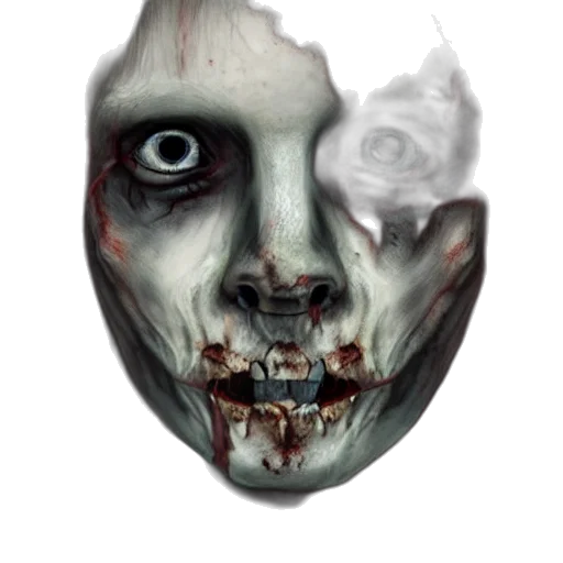 mask, face, creature, staff, concept art, photorealistic, 3d render, fantasy art transparent PNG cut-out