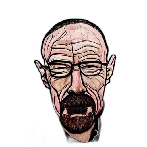 face, mask, staff, animal, cartoon, comic book art, concept art, photorealistic transparent PNG cut-out