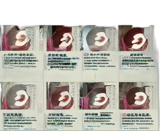 mask, vaporwave, red, old transparent PNG cut-out