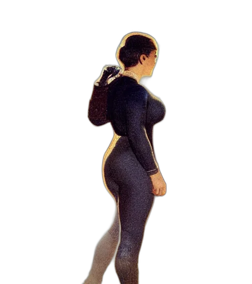 dress, jacket, robot, staff, concept art, comic book art, watercolor, pixel art transparent PNG cut-out