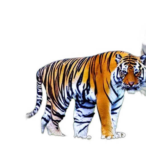 animal, creature, 3d render, photorealistic transparent PNG cut-out
