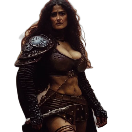 concept art, fantasy art, comic book art, portrait transparent PNG cut-out