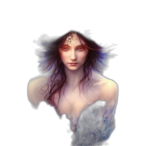 face, jewelry, crown, dragon, fantasy art, concept art, watercolor, photorealistic transparent PNG cut-out