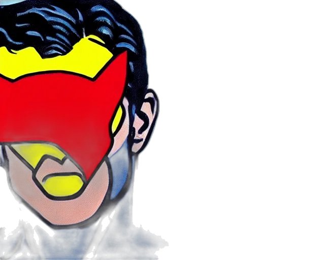 mask, face, crown, comic book art transparent PNG cut-out