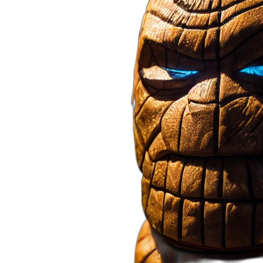 mask, face, 3d render, comic book art transparent PNG cut-out