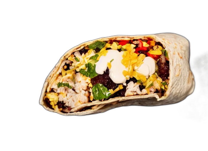 food, photorealistic, award, winning, photo, burrito transparent PNG cut-out