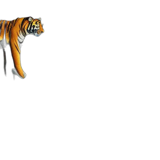 animal, creature, staff, 3d render, concept art, pixel art, photorealistic, tiger transparent PNG cut-out