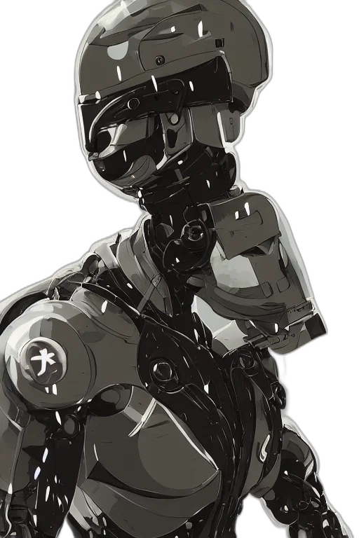 robot, weapon, mask, face transparent PNG cut-out