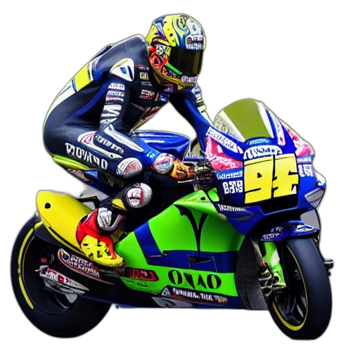 photorealistic, valentino, rossi, monkey transparent PNG cut-out