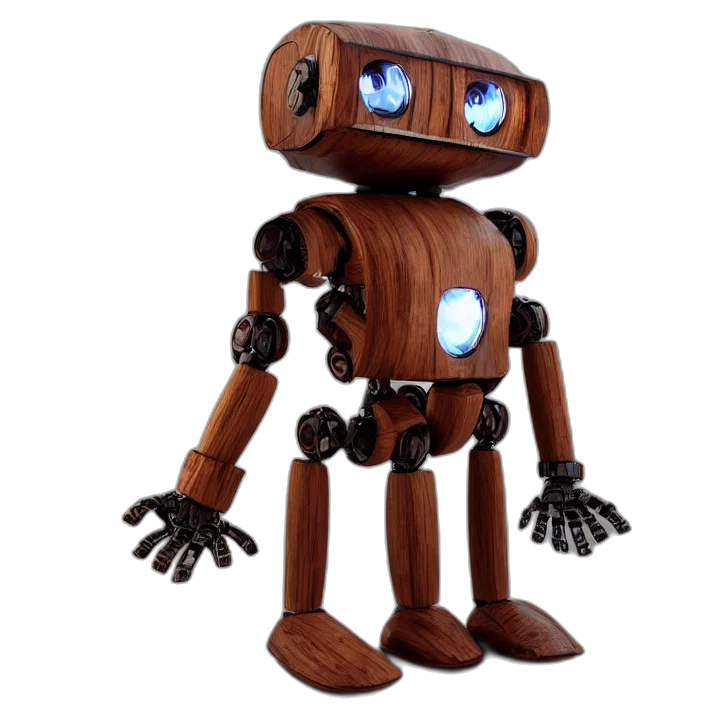 robot, 3d render, concept art, octane transparent PNG cut-out