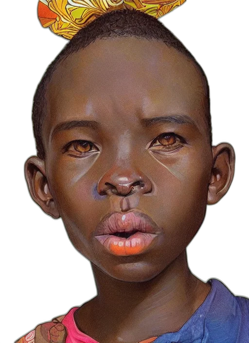 face, mask, creature, animal, photorealistic, oil painting, concept art, 3d render transparent PNG cut-out