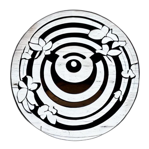 jewelry, mask, staff, outer space, monochrome, mbira, wooden, logo transparent PNG cut-out