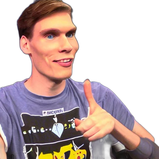 face, creature, hair, robot, jerma, twitch transparent PNG cut-out