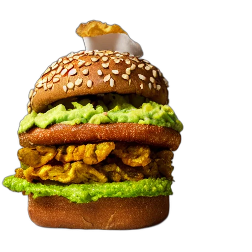 food, crown, animal, 3d render transparent PNG cut-out