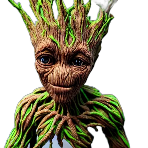 creature, tree, hair, staff, 3d render, concept art, photorealistic, fantasy art transparent PNG cut-out