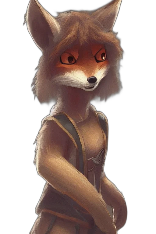 staff, jacket, animal, mask, concept art, watercolor, fantasy art, oil painting transparent PNG cut-out