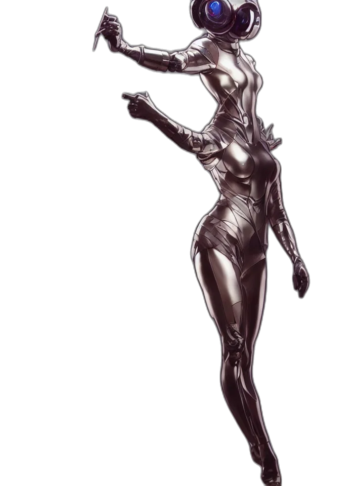 robot, dress, creature, mask transparent PNG cut-out