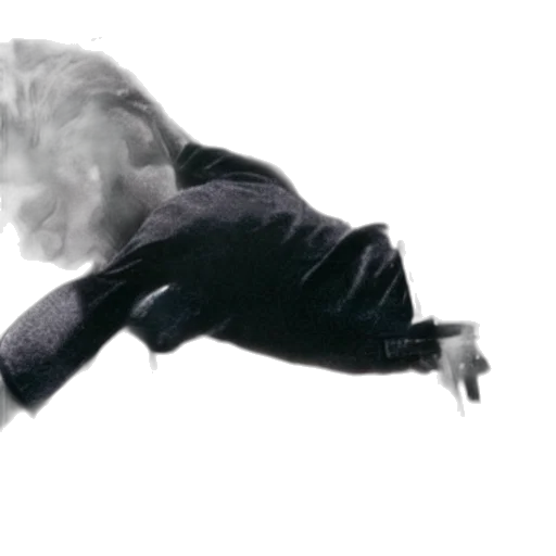 jacket, hair, staff, creature transparent PNG cut-out