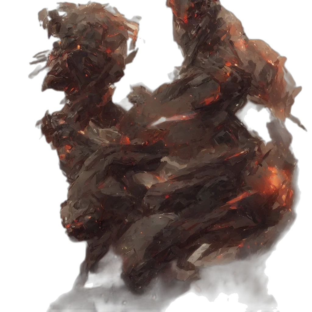 dragon, creature, hair, mask transparent PNG cut-out