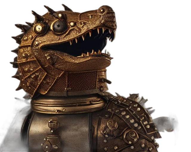 dragon, jewelry, concept art, 3d render transparent PNG cut-out