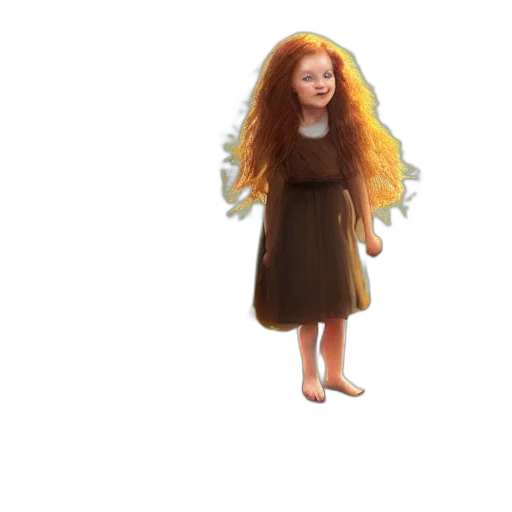 dress, hair, creature, 3d render, concept art, fantasy art, cartoon, beautiful transparent PNG cut-out