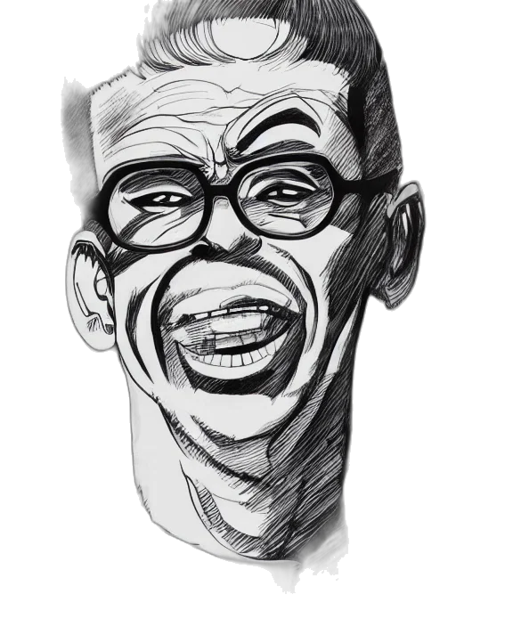 face, mask, cartoon, comic book art, pencil sketch, photorealistic, ink, line transparent PNG cut-out