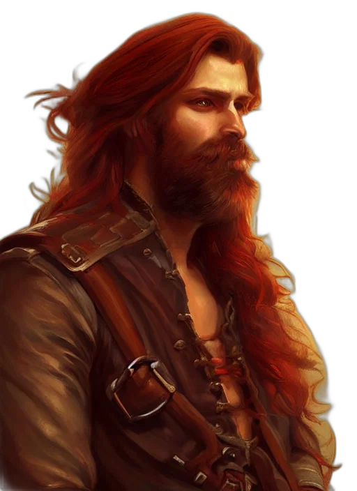 hair, jacket, fantasy art, photorealistic transparent PNG cut-out