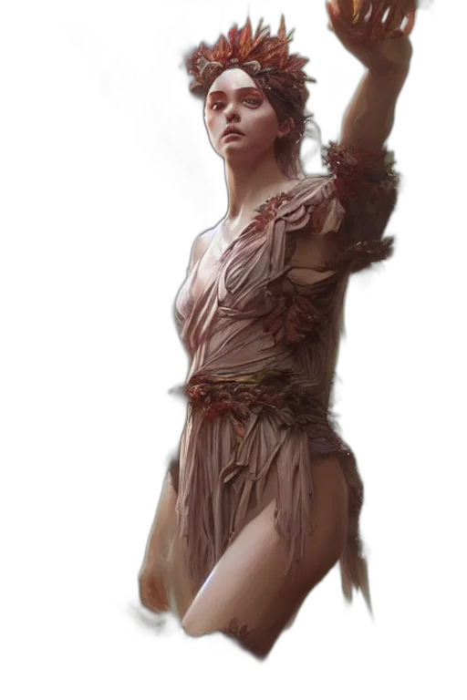 dress, staff, sword, creature, fantasy art, concept art, photorealistic, 3d render transparent PNG cut-out