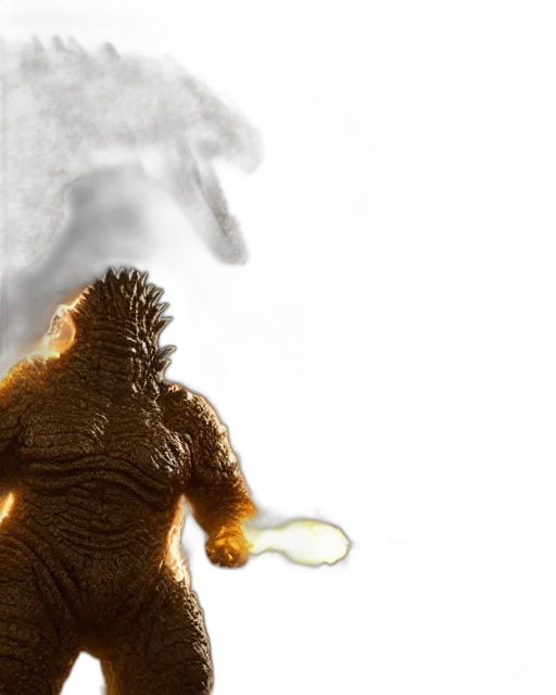 creature, dragon, concept art, 3d render transparent PNG cut-out