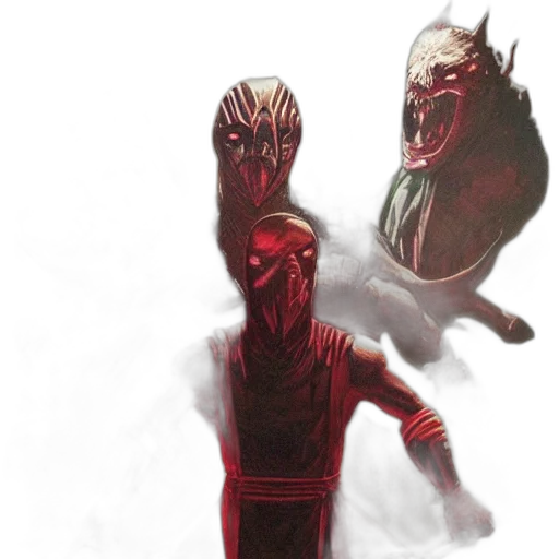 mask, creature, concept art, comic book art transparent PNG cut-out