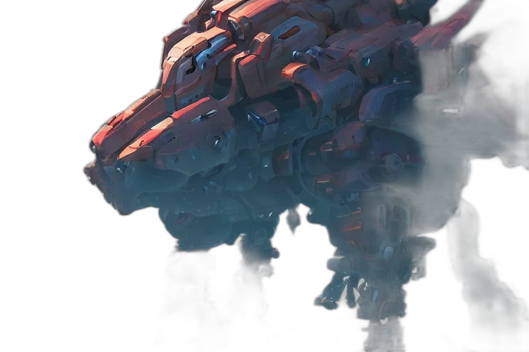 dragon, weapon, robot, creature transparent PNG cut-out